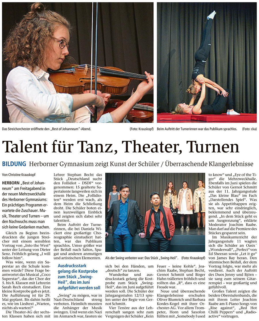 Talent fr Tanz Theater Turnen HT vom 25.02.2018