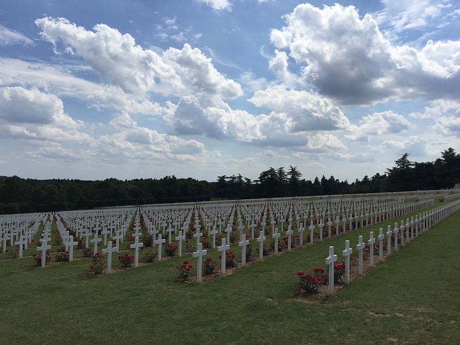Friedhof für französische Soldaten bei Douaumont